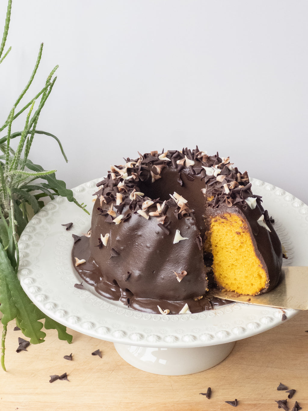 Carrot Cake with Chocolate Fudge Frosting
